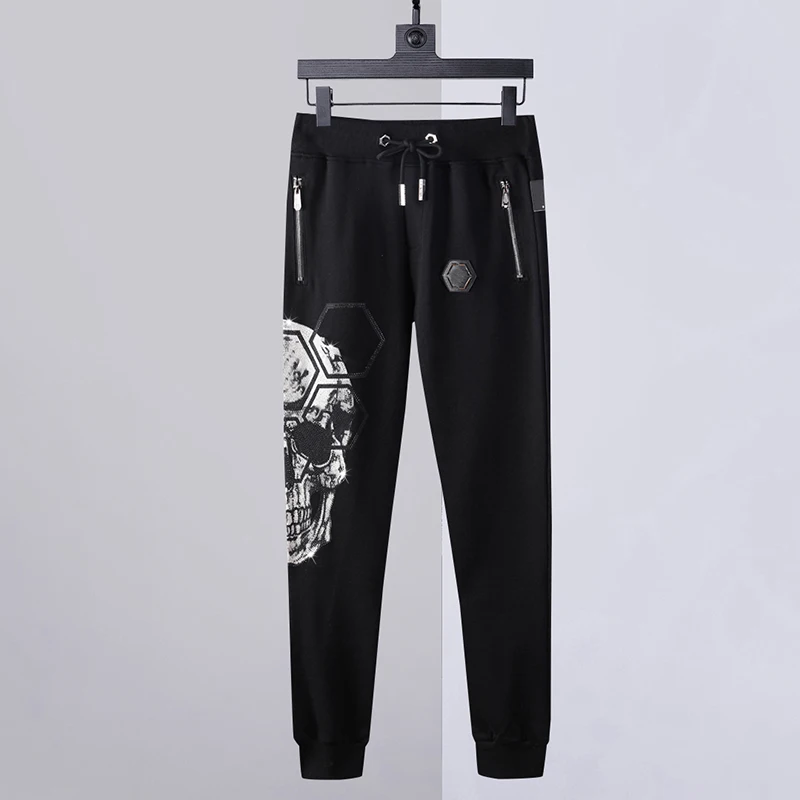 2024 Sweatpants Men Skull Print Hot Diamond Fashion Hip Hop Cotton Spring and Autumn Black Pants pantalones hombre vintage uomo
2024 Sweatpants Men Skull Print Hot Diamond Fashion Hip Hop Cotton Spring and Autumn Black Pants pantalones hombre vintage uomo