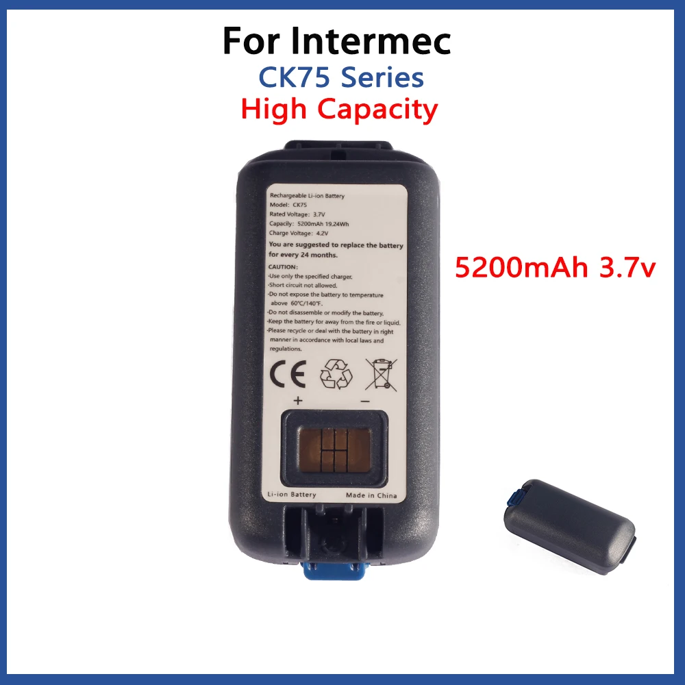 New original battery for Intermec CK75 EDA60K DolphinCK65 CK70 CK71 CK3 CK3R CK3X CK65-BTSC 5200mAh 318-046-031 318-063-001
New original battery for Intermec CK75 EDA60K DolphinCK65 CK70 CK71 CK3 CK3R CK3X CK65-BTSC 5200mAh 318-046-031 318-063-001