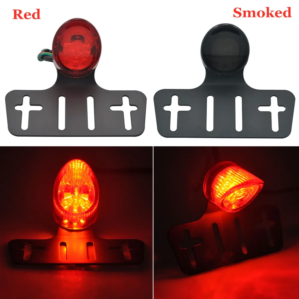 Universal Motorcycle LED Rear Tail Brake Stop Light Lamp License Plate Holder For Harley Honda Suzuki Cafe Racer Chopper Bobber
Universal Motorcycle LED Rear Tail Brake Stop Light Lamp License Plate Holder For Harley Honda Suzuki Cafe Racer Chopper Bobber