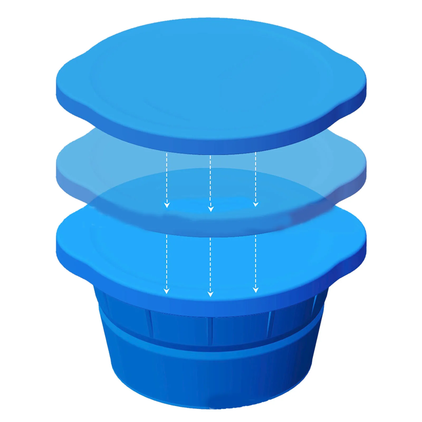 1pc 9.64*5.03in Silicone Large Ice Cube Mould Ice Block Maker With Lid 8lbs Foldable Container Kitchen Dining Tools Parts
1pc 9.64*5.03in Silicone Large Ice Cube Mould Ice Block Maker With Lid 8lbs Foldable Container Kitchen Dining Tools Parts