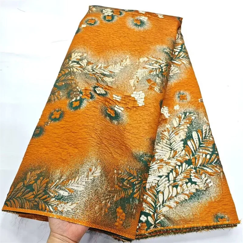 African Gilding Brocade Lace Fabric for Women, Nigerian, French, Jacquard Tulle, Wedding, Evening Dress, High Quality, Yellow
African Gilding Brocade Lace Fabric for Women, Nigerian, French, Jacquard Tulle, Wedding, Evening Dress, High Quality, Yellow