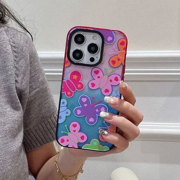 Colorful Butterfly 2.0 Acrylic Colorful Border Phone Case Cover for iPhone 11 12 13 14 15 Pro Max Case
Colorful Butterfly 2.0 Acrylic Colorful Border Phone Case Cover for iPhone 11 12 13 14 15 Pro Max Case