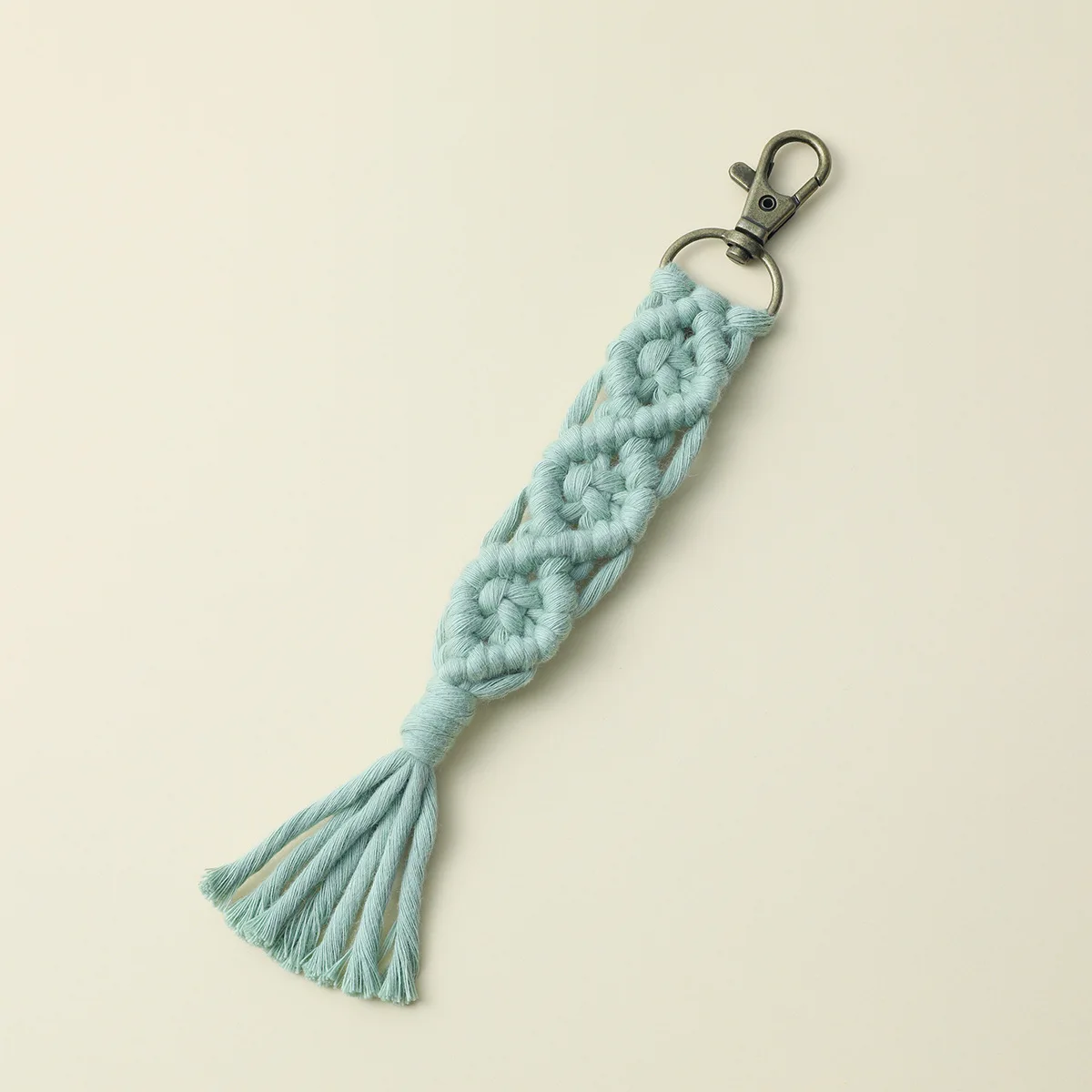 Handwoven Boho Tassel Keychain - Bohemian Bag Charm & Clothing Pendant 6 S6ca5feb74f06424dac123a5d08c9a2783