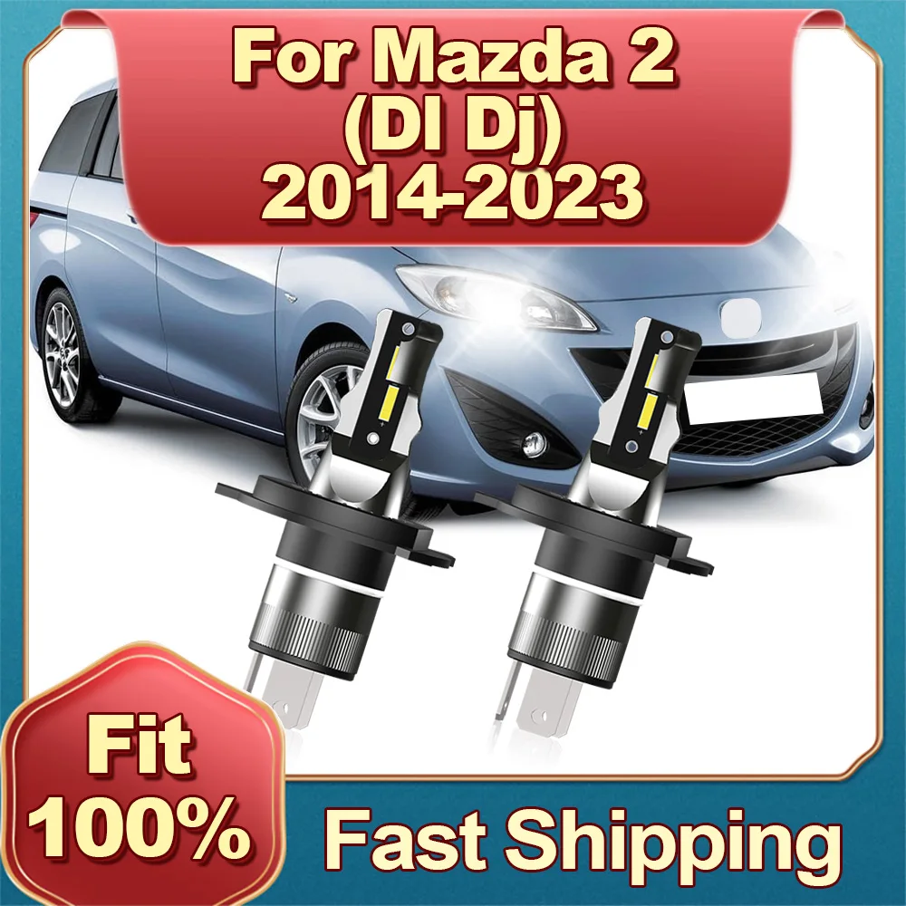 2Pcs LED Headlight Canbus H4 CSP Chip 180W Auto Lamp 6000K For MAZDA 2 (DL DJ) 2014 2015 2016 2017 2018 2019 2020 2021 2022 2023
2Pcs LED Headlight Canbus H4 CSP Chip 180W Auto Lamp 6000K For MAZDA 2 (DL DJ) 2014 2015 2016 2017 2018 2019 2020 2021 2022 2023