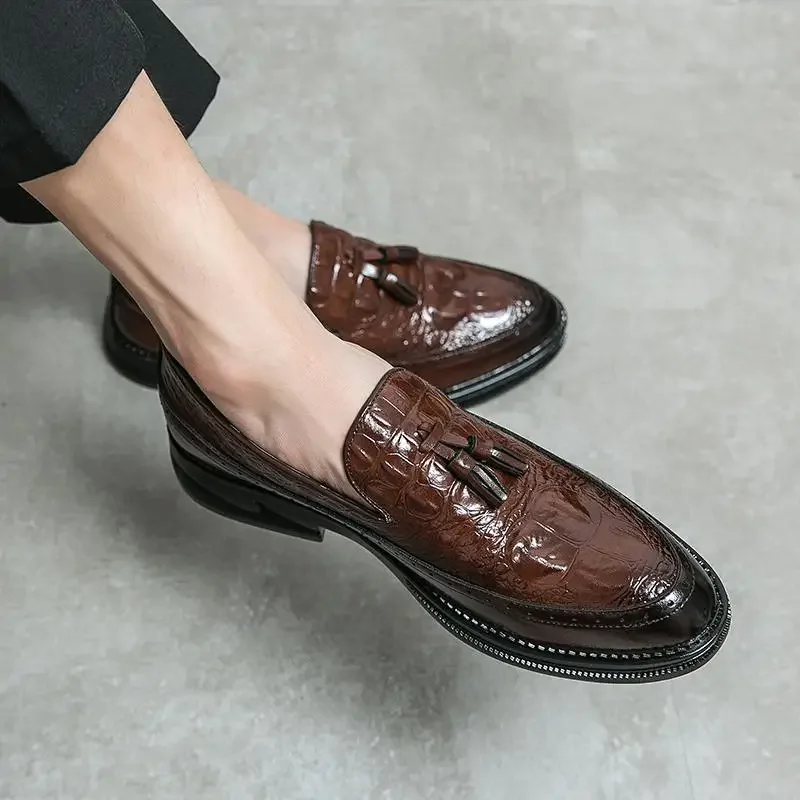 Business Men's Shoes Moccasins New Party Leisure Sports Wedding Board Shoes Men's British
Business Men's Shoes Moccasins New Party Leisure Sports Wedding Board Shoes Men's British