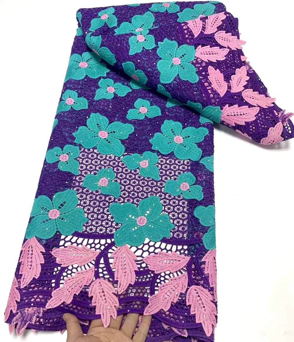 African Guipure Cord Lace Fabric 2023 Latest Swiss Voile Lace High Quality Skin Milk Silk Embroidery Cotton Nigerian Lace Fabric
African Guipure Cord Lace Fabric 2023 Latest Swiss Voile Lace High Quality Skin Milk Silk Embroidery Cotton Nigerian Lace Fabric