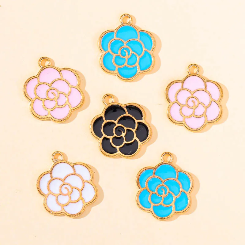 20Pcs/Lot Peony Camellia Flower Enamel Pendants Charm For Popular Necklace Bracelet Keychain Gift DIY Jewelry Making Accessories
20Pcs/Lot Peony Camellia Flower Enamel Pendants Charm For Popular Necklace Bracelet Keychain Gift DIY Jewelry Making Accessories