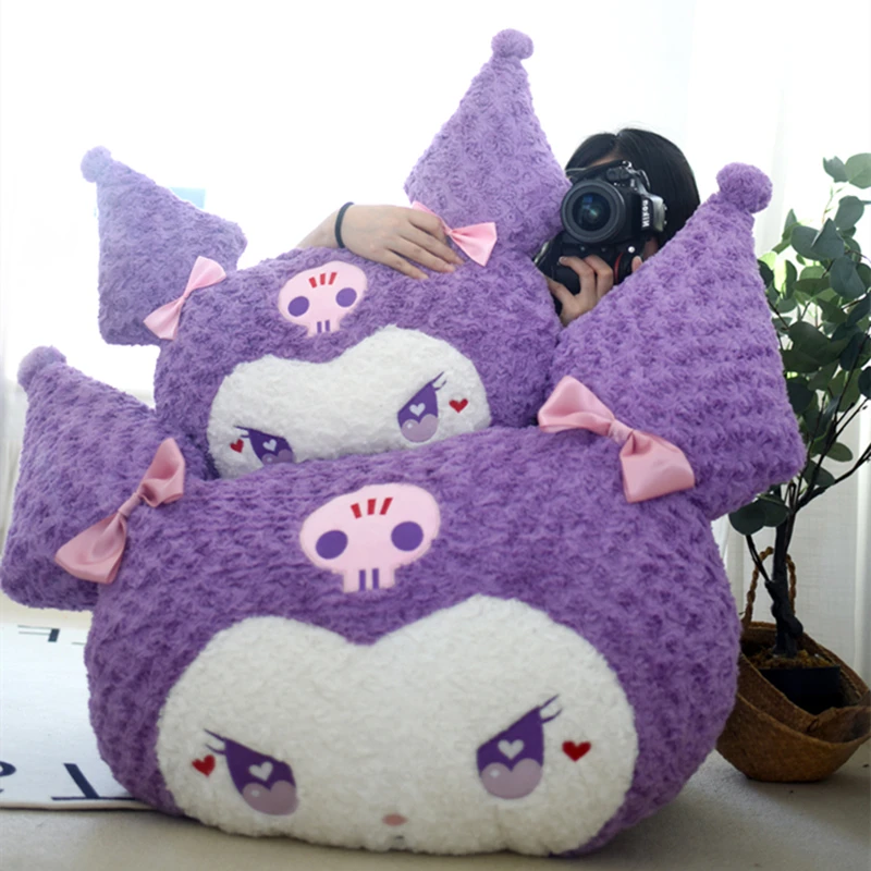 Пушистая фиолетовая Подушка Kuromi для спины, мягкая удобная декоративная подушка для девочек, подарок на день рождения
Пушистая фиолетовая Подушка Kuromi для спины, мягкая удобная декоративная подушка для девочек, подарок на день рождения