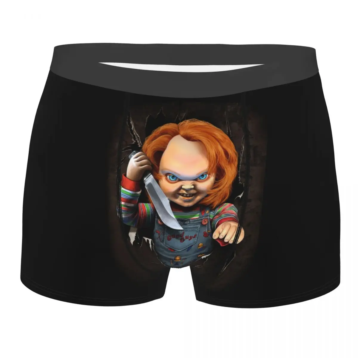 Humor Boxer Horror Movie Child's Play Shorts Panties Briefs Man Underwear Chucky Gothic Soft Underpants for Male Plus Size
Humor Boxer Horror Movie Child's Play Shorts Panties Briefs Man Underwear Chucky Gothic Soft Underpants for Male Plus Size