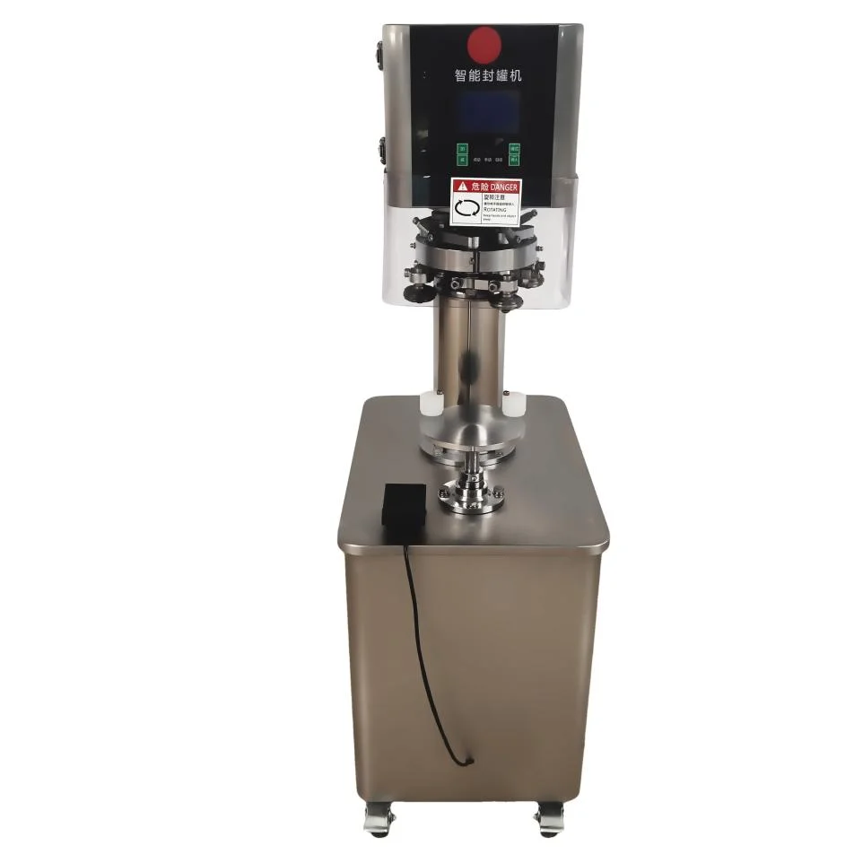 Automatic Food Powder Beer Beverage Tin Can Seamer Canned Seaming Sealing Machine
Automatic Food Powder Beer Beverage Tin Can Seamer Canned Seaming Sealing Machine