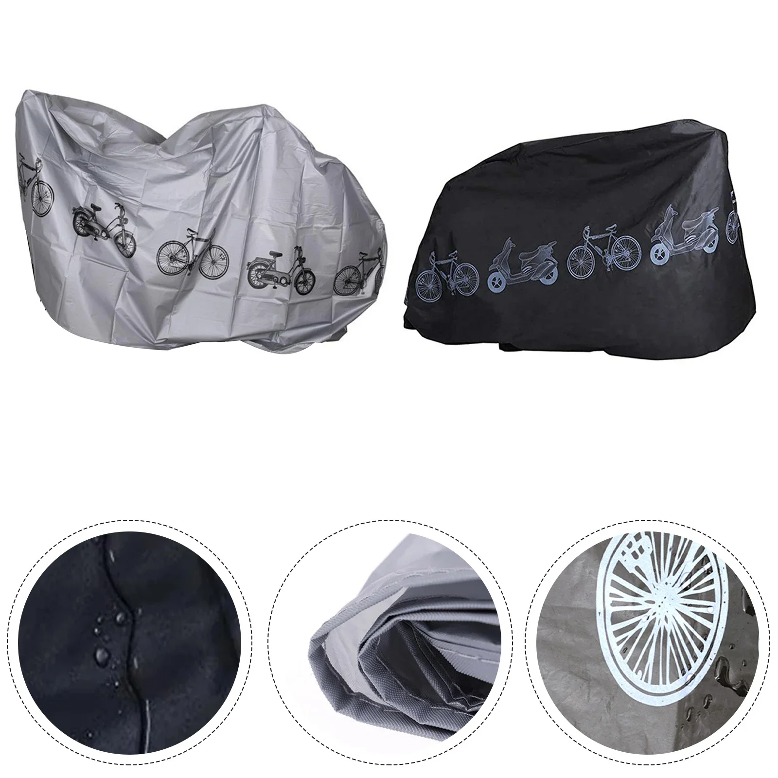 Waterproof Outdoor Storage Cover Rain Dust Cover Bicycle/Electric Vehicle/Motorcycle Dustproof Cover Anti-UV Polyester Bike Case
Waterproof Outdoor Storage Cover Rain Dust Cover Bicycle/Electric Vehicle/Motorcycle Dustproof Cover Anti-UV Polyester Bike Case