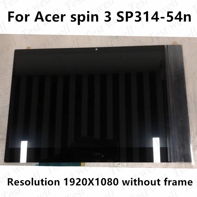 

14.0'' IPS FHD WLED LCD Screen Display Touch Digitizer Assembly No Frame For Acer Spin 3 SP314-54N N19W2 1920X1080 60Hz 30Pins