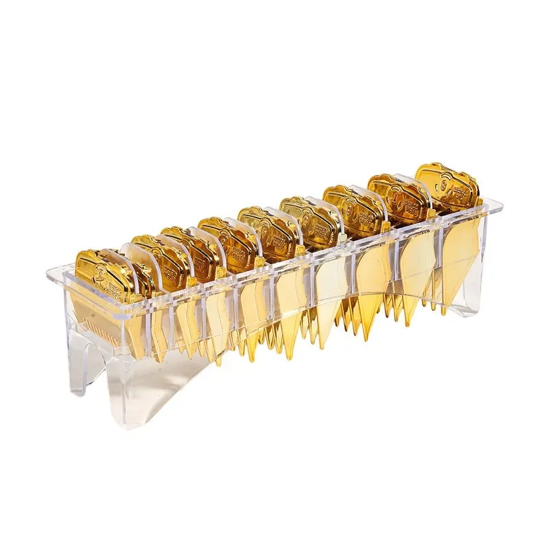 Barber Calipers, Gold Plated Push Shear Limit Comb, Positioning Comb, Color Limit Comb, 10 Piece Set of Caliper Tools
Barber Calipers, Gold Plated Push Shear Limit Comb, Positioning Comb, Color Limit Comb, 10 Piece Set of Caliper Tools