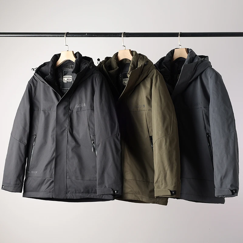Men 2023 Winter Fashion Solid Color Down Jacket Male White Duck Down Hooded Coats Men Outdoor Thick Warm Casual Outerwear H454
Men 2023 Winter Fashion Solid Color Down Jacket Male White Duck Down Hooded Coats Men Outdoor Thick Warm Casual Outerwear H454