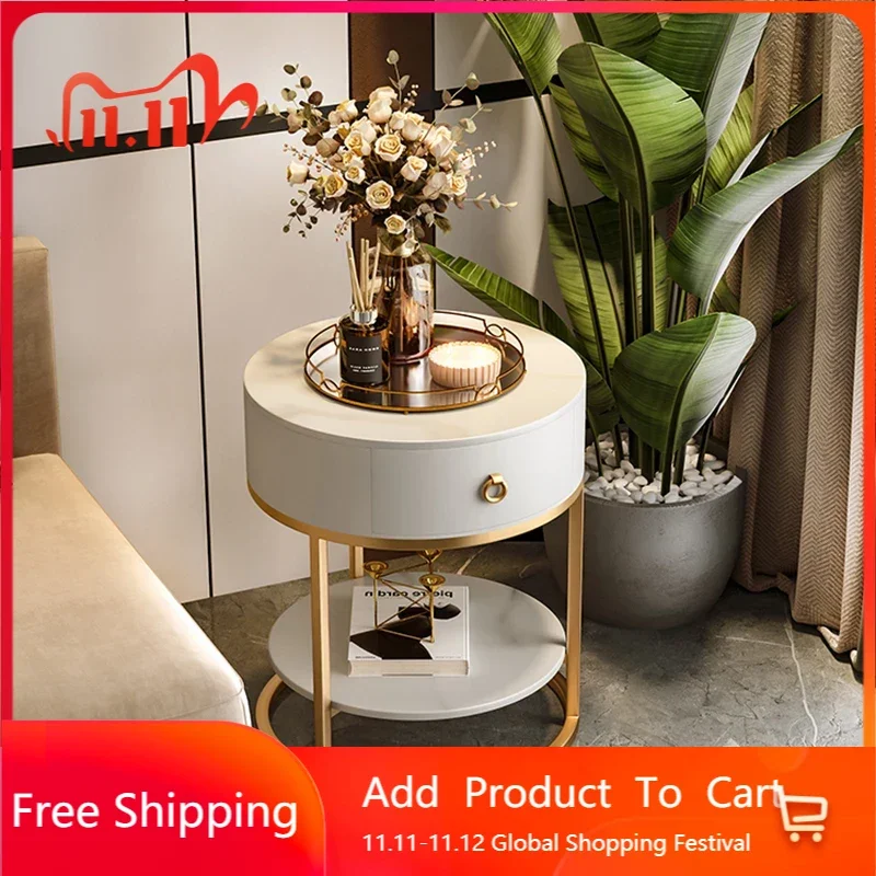 Nordic Round Coffee Table Bed Modern White Floor Gold Coffee Table Mini Small Luxury Entrance Mesa Auxiliar Home Furniture
Nordic Round Coffee Table Bed Modern White Floor Gold Coffee Table Mini Small Luxury Entrance Mesa Auxiliar Home Furniture
