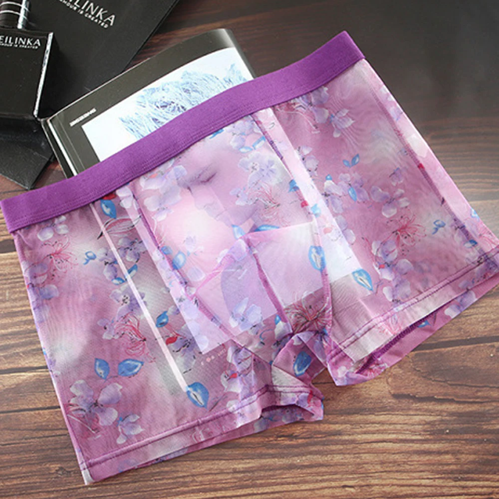 2022 New Boxershorts Summer Men Mesh Floral Print Large Size Underwear Breathable Transparent See-Through Boxer Briefs
2022 New Boxershorts Summer Men Mesh Floral Print Large Size Underwear Breathable Transparent See-Through Boxer Briefs