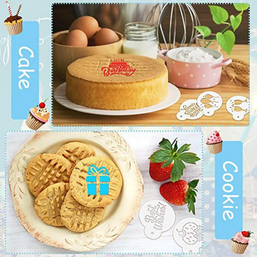 Reusable Cake Template Versatile Baking Templates Versatile Cake Flower Spray Molds 20 Reusable Food Grade Stencils for Coffee
Reusable Cake Template Versatile Baking Templates Versatile Cake Flower Spray Molds 20 Reusable Food Grade Stencils for Coffee