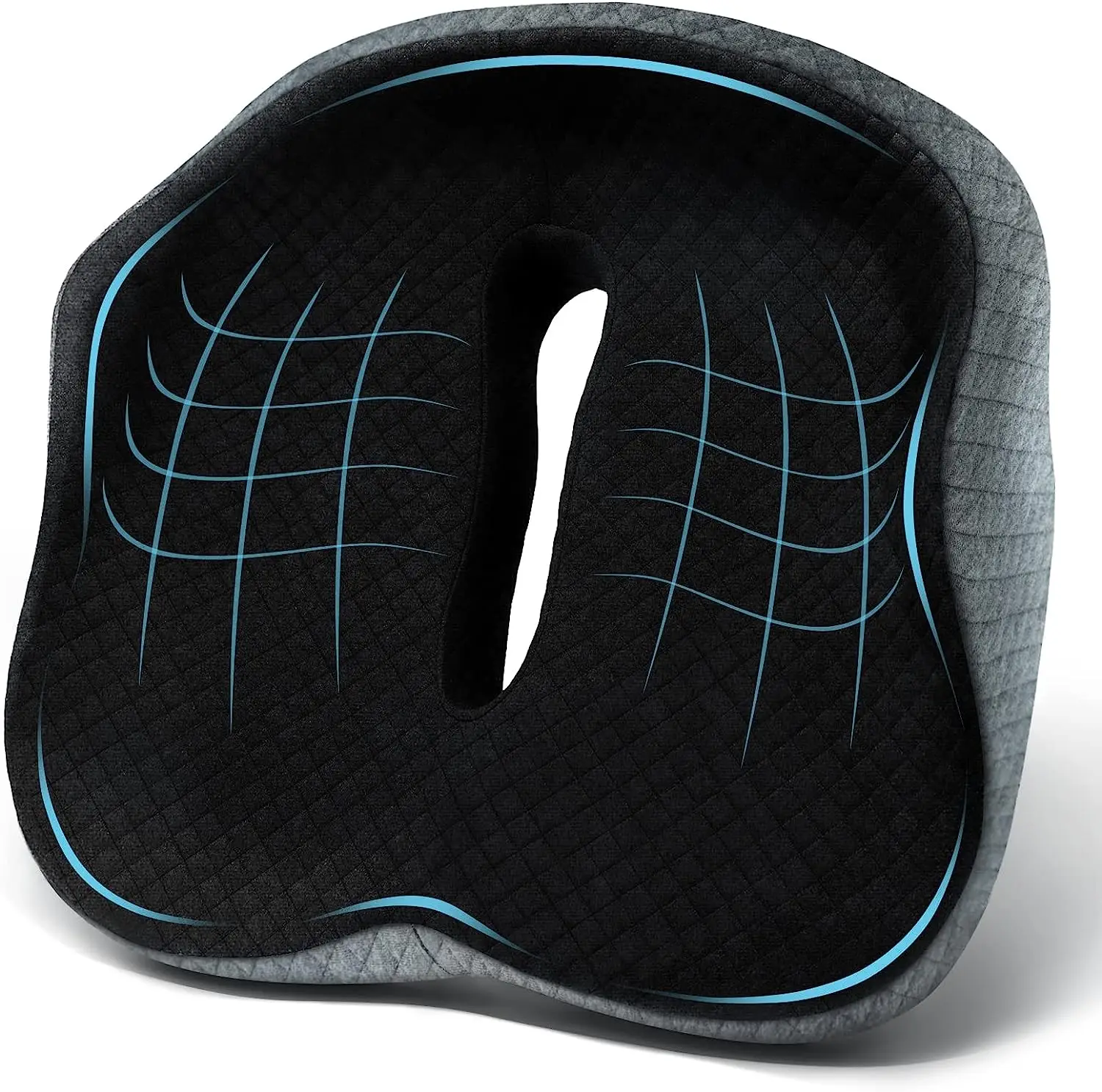 

Memory Foam Seat Cushion Breathable Decompression Cushion To Protect Lumbar Coccyx Ergonomics Office Cushion