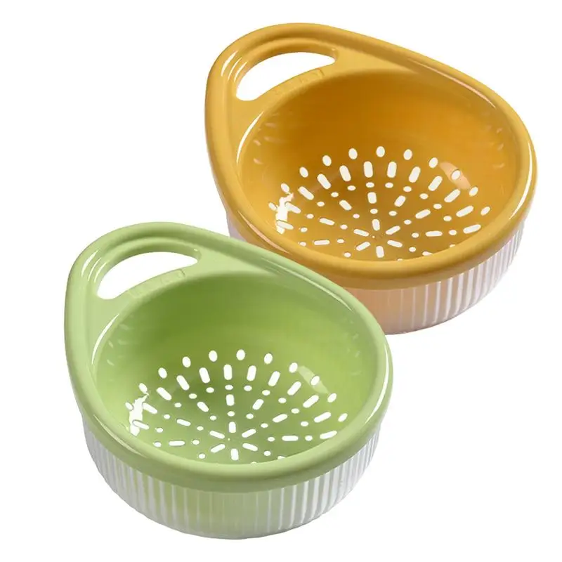 Colander Set with Bowl Strainer Basket Bowl Strainer Set for Kitchen Dual Layer Draining Bowl Vegetable Kitchen Washing Basket
Colander Set with Bowl Strainer Basket Bowl Strainer Set for Kitchen Dual Layer Draining Bowl Vegetable Kitchen Washing Basket
