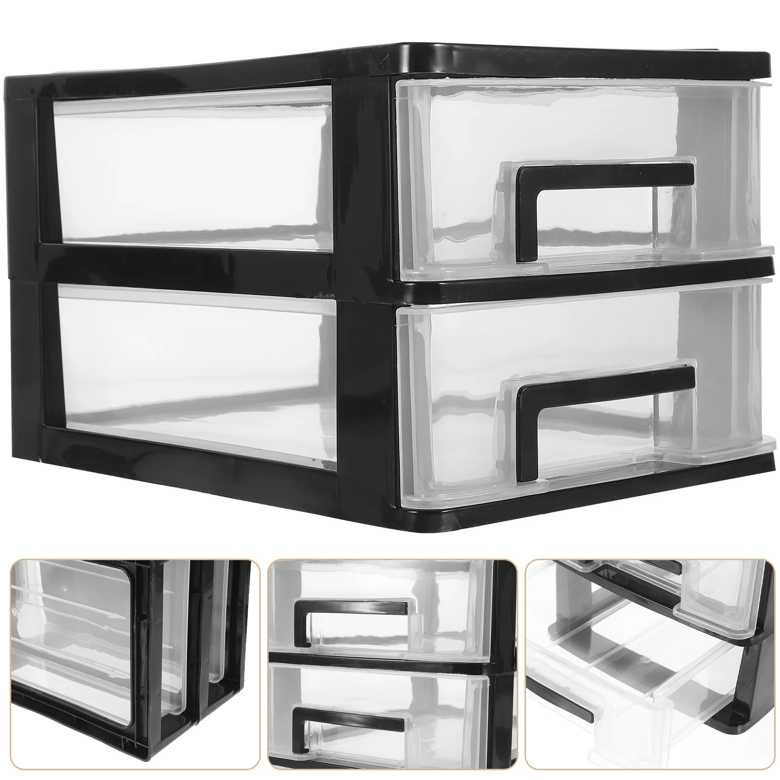 

Plastic Storage Bins Plastic Storage Drawers Clear Desktop Drawer Storage Cabinet Storage Case Storage Box Multilayer