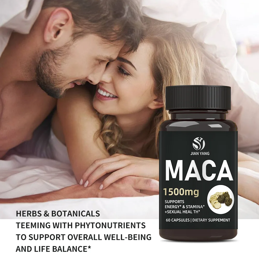

60 Pills Maka Capsule Supplements Physical Strength Strengthens Essence Strengthens Yang Helps Sleep Health Food