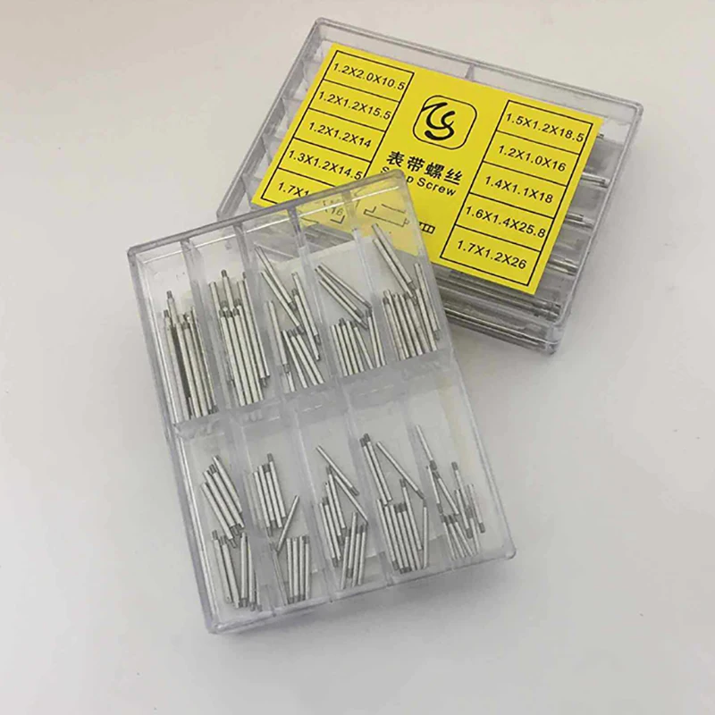 50Pcs/100Pcs Watch Accessories Replacement Metal Watch Band Strap Screw Set Professional Wacthes Repairing Tools For Watchmakers
50Pcs/100Pcs Watch Accessories Replacement Metal Watch Band Strap Screw Set Professional Wacthes Repairing Tools For Watchmakers