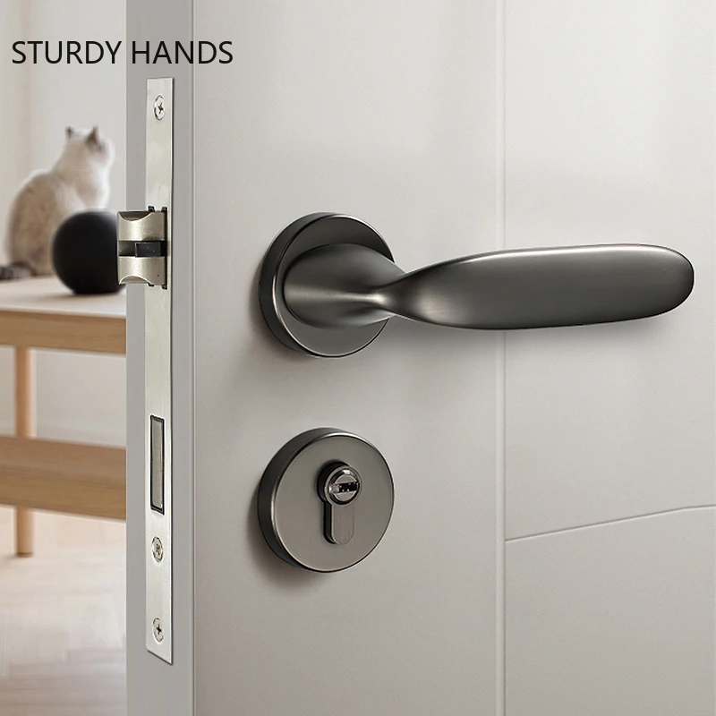Bedroom Mute Split Door Lock Kitchen Zinc Alloy Door Locks Home Hardware Deadbolt Lock Indoor Security Door Handle Lock
Bedroom Mute Split Door Lock Kitchen Zinc Alloy Door Locks Home Hardware Deadbolt Lock Indoor Security Door Handle Lock