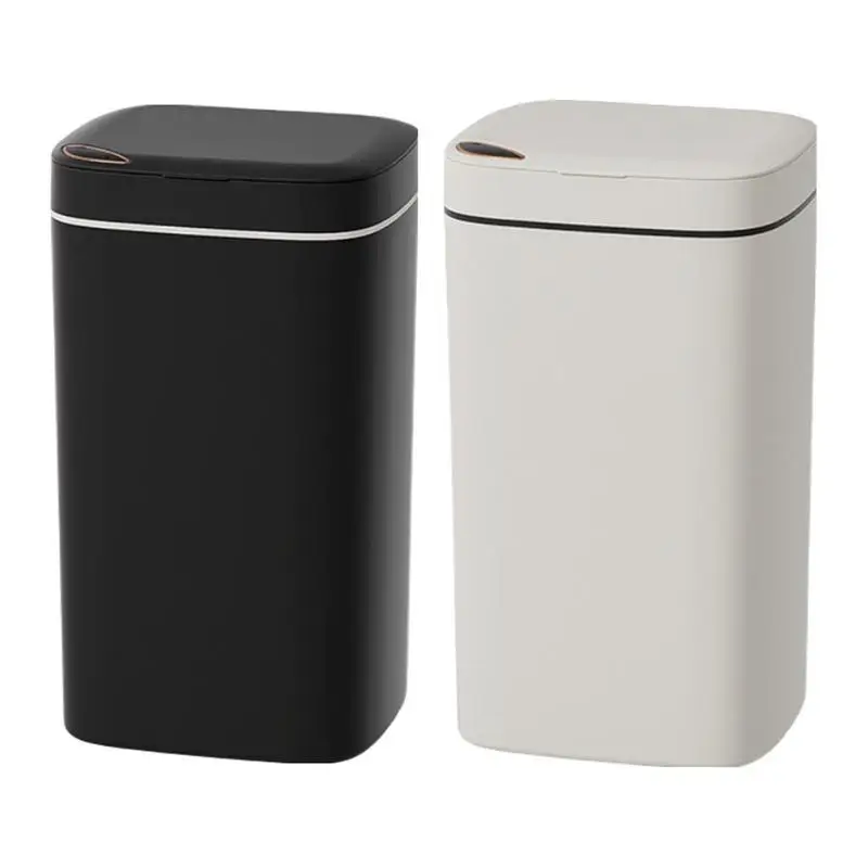 

Automatic Trash Can Smart Garbage Bucket Waste Bins Touchless Motion Sensor Household Rubbish Can For Toilet Living Room Kitchen