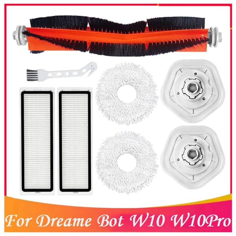 Replacement Accessories Kit For Dreame Bot W10 W10pro Vacuum Cleaner Main Brush Filter Mop Cloth Cleaning Brush
Replacement Accessories Kit For Dreame Bot W10 W10pro Vacuum Cleaner Main Brush Filter Mop Cloth Cleaning Brush