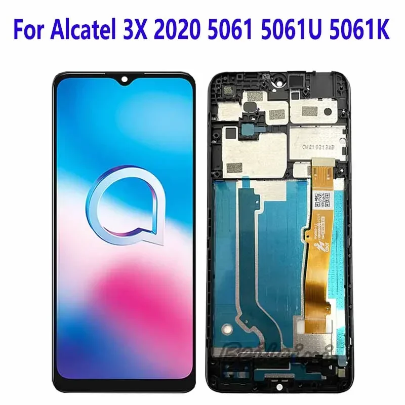 For Alcatel 3X 2020 5061 5061K 5061U 5061U_EEA 5061K_EEA LCD Display Touch Screen Digitizer Assembly Replacement Accessory
For Alcatel 3X 2020 5061 5061K 5061U 5061U_EEA 5061K_EEA LCD Display Touch Screen Digitizer Assembly Replacement Accessory