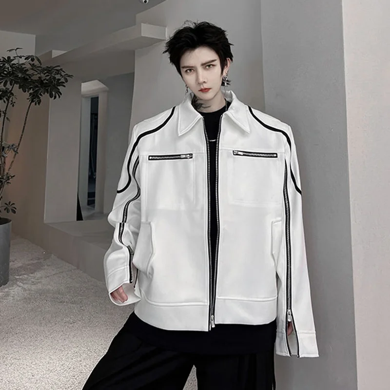 SYUHGFA Men's Jackets Korean Style Luxury Clothing 2024 New Contrast Color Spliced Tops Zipper Casual Coat Fashion Menwear
SYUHGFA Men's Jackets Korean Style Luxury Clothing 2024 New Contrast Color Spliced Tops Zipper Casual Coat Fashion Menwear
