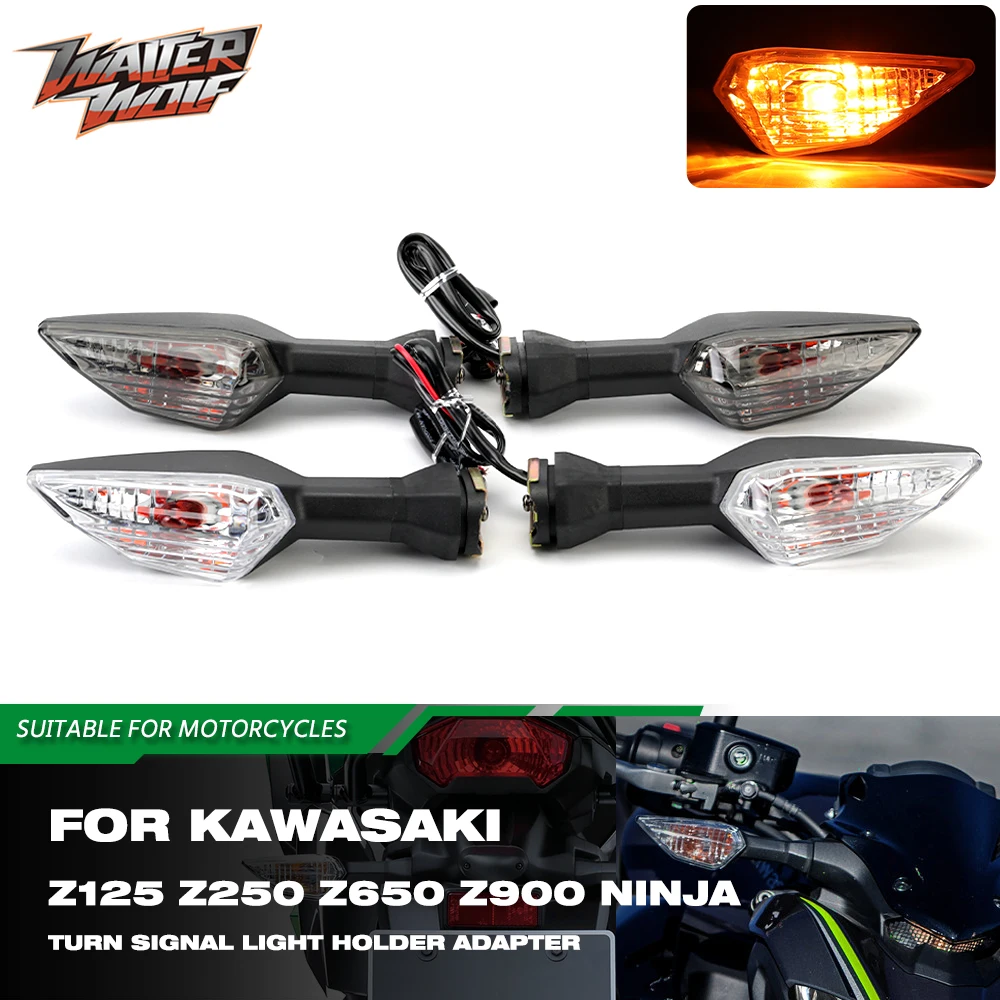 

Turn Signal Light Indicator Blinker For Kawasaki Z900 Z800 Z750 Z650 Z1000 Z400 Z300 Z250 Ninja 125 KLE KLZ KLR 650 1000 Versys