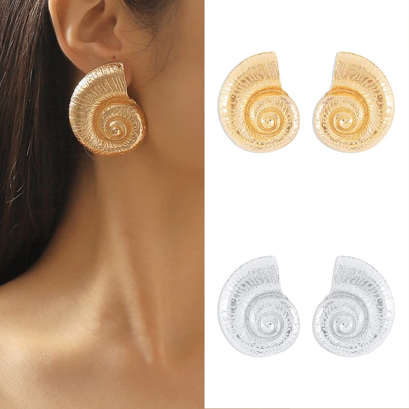 2023 Trending Exaggerated Metal Ear New Punk Gold Color Conch Earrings for Women Studs Earrings Fashion Statement Jewelry Gift
2023 Trending Exaggerated Metal Ear New Punk Gold Color Conch Earrings for Women Studs Earrings Fashion Statement Jewelry Gift
