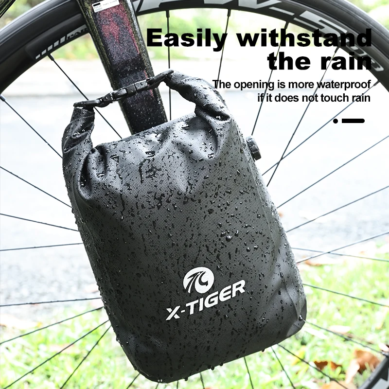 

X-TIGER Bike Quick Release Fork Bag Waterproof 6L Cycling Bicycle Front Pack Mount Electric Scooter Storage Vehicle Bag