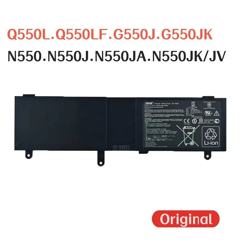 100% Оригинальный аккумулятор 4000 мАч для ноутбука ASUS Q550L Q550LF G550J G550JK C41-N550 N550J N550JK N550JV
100% Оригинальный аккумулятор 4000 мАч для ноутбука ASUS Q550L Q550LF G550J G550JK C41-N550 N550J N550JK N550JV