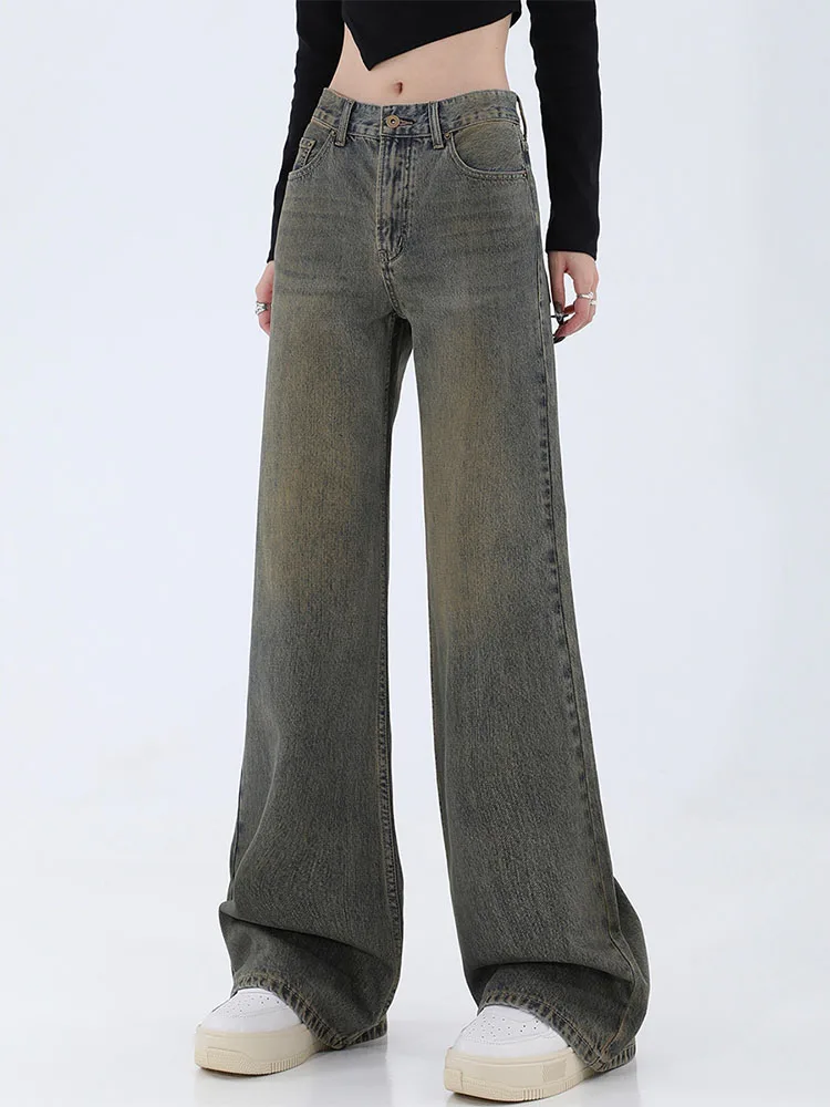 Women Blue Casual Fashion Jeans New Arrival 2022 Autumn Korean Style All-match Loose High Waist Female Wide Leg Denim Pants Tide
Women Blue Casual Fashion Jeans New Arrival 2022 Autumn Korean Style All-match Loose High Waist Female Wide Leg Denim Pants Tide
