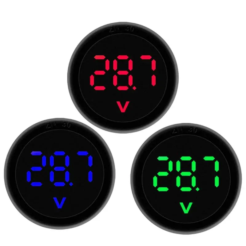 Automotive Voltmeter Gauge Waterproof DC 4-100V LED digital display vehicles voltage detector for Cars & motorcycle accessories
Automotive Voltmeter Gauge Waterproof DC 4-100V LED digital display vehicles voltage detector for Cars & motorcycle accessories