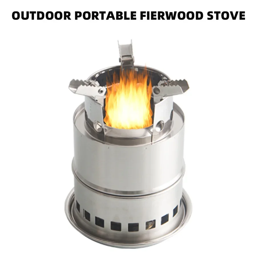 Outdoor Portable Wood-burning Stove Mini Folding Firewood Stove Stainless Steel Windproof Firewood Stove Camping Hiking Cooking
Outdoor Portable Wood-burning Stove Mini Folding Firewood Stove Stainless Steel Windproof Firewood Stove Camping Hiking Cooking