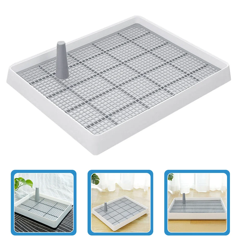 

Dog Toilet Potty Puppy Grid Indoor Mesh Thickened Pet Train Accessory Material Training Tray Plastic