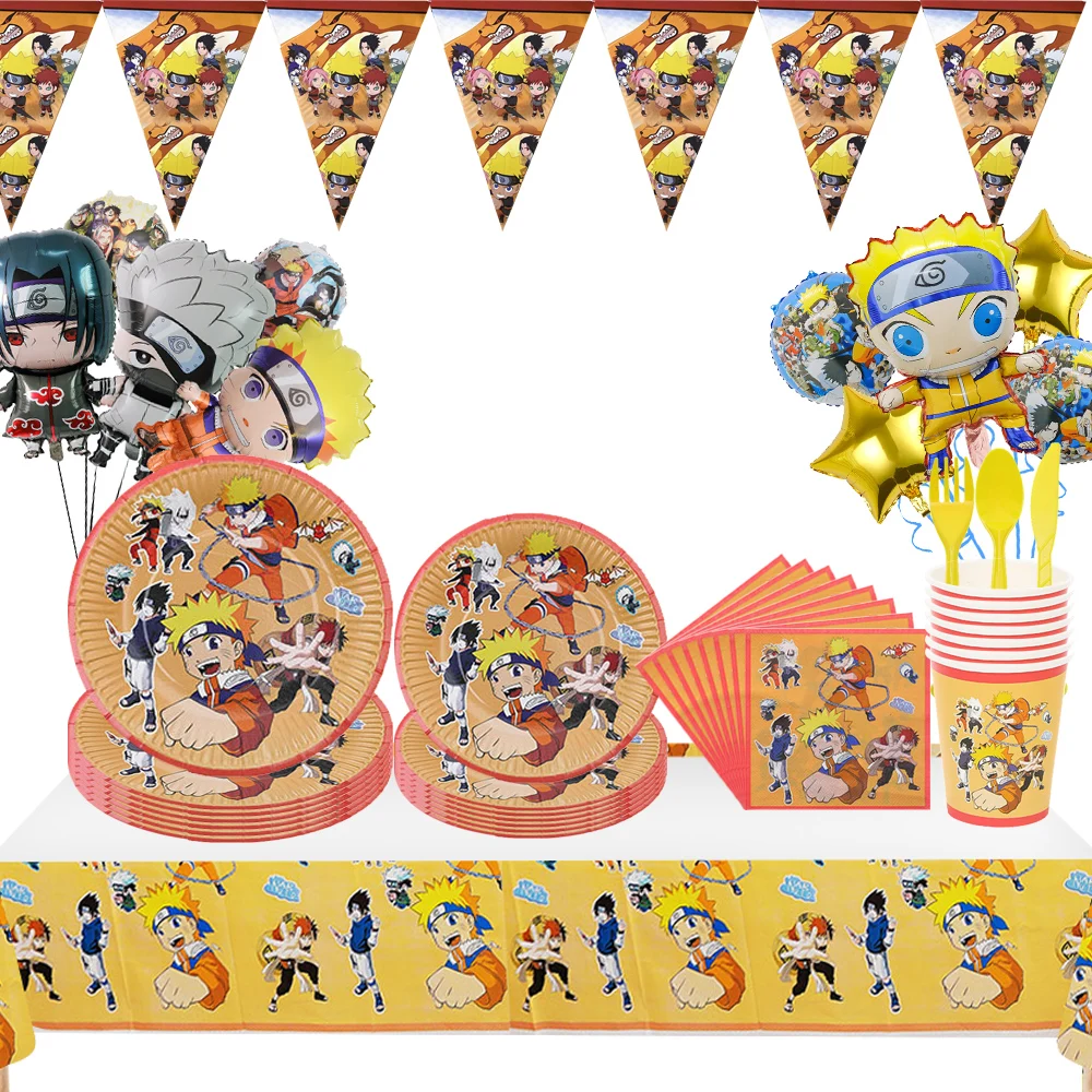 Anime Naruto Party Children's Birthday Decoration And Table Accessories Paper Plate Cup Napkin Party Accessories Event Toy Gift
Anime Naruto Party Children's Birthday Decoration And Table Accessories Paper Plate Cup Napkin Party Accessories Event Toy Gift
