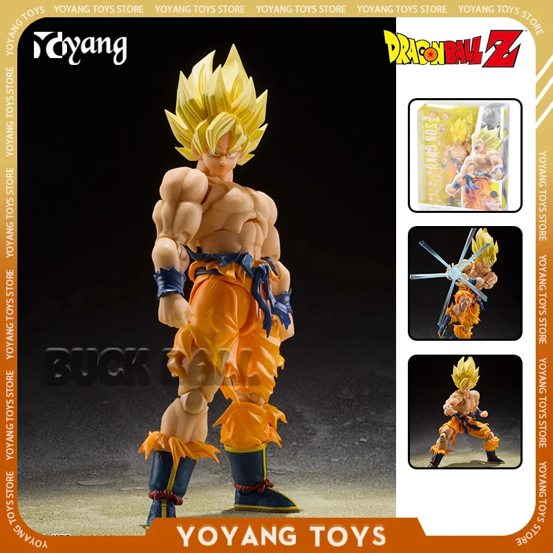 Фигурка Bandai Dragon Ball S.H. Фигурка Сон Гоку, Оригинальная фигурка героя, легендарная статуя Ama Super Saiyan, коллекционные игрушки
Фигурка Bandai Dragon Ball S.H. Фигурка Сон Гоку, Оригинальная фигурка героя, легендарная статуя Ama Super Saiyan, коллекционные игрушки