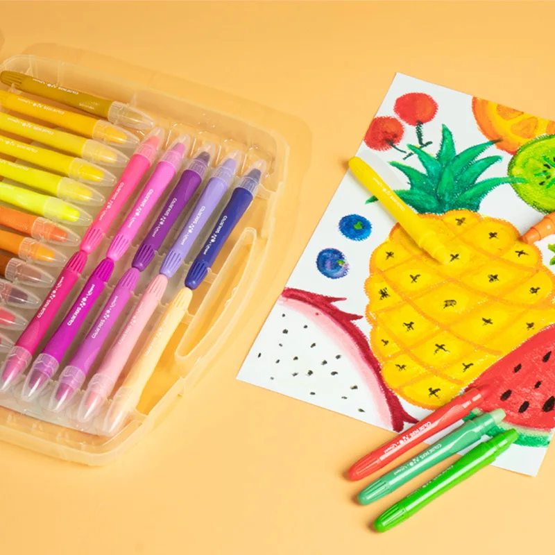 MRGLZY Water-soluble Rotating Colorful Stick Single Student Brush Silky Wax Stick Lipstick Pen Studio Kindergarten Institution
MRGLZY Water-soluble Rotating Colorful Stick Single Student Brush Silky Wax Stick Lipstick Pen Studio Kindergarten Institution