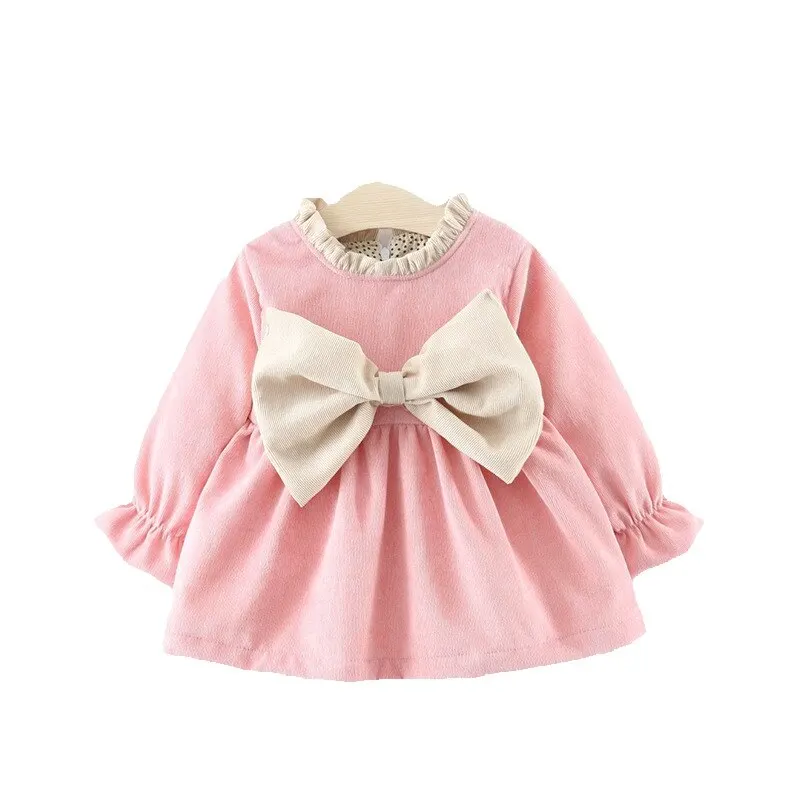 infant dress Children clothing Spring Girl Thickened Dress Long Sleeve Big Bowknot baby clothing birthday party Princess dresses
infant dress Children clothing Spring Girl Thickened Dress Long Sleeve Big Bowknot baby clothing birthday party Princess dresses