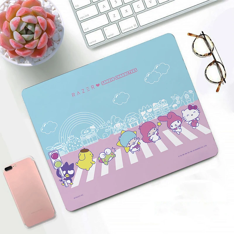 Pink kawaii Mouse Pad Anime Gaming Accessories Mausepad Gamer Small PC office Mouse mat Goliathus Razer x Hello Kitty Mousepad 
Pink kawaii Mouse Pad Anime Gaming Accessories Mausepad Gamer Small PC office Mouse mat Goliathus Razer x Hello Kitty Mousepad