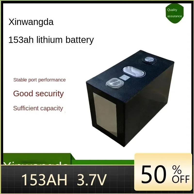

High Capacity 153ah 3.7V NCM Square Solar Energy Storage Battery for RVs, Tricycles, and Golf Carts
