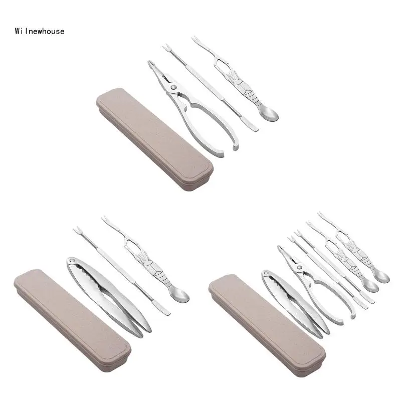 Lobster Clamp Pliers Clip Pick Seafood Gadget Cracker Spoons Kitchen Accessories Dropship
Lobster Clamp Pliers Clip Pick Seafood Gadget Cracker Spoons Kitchen Accessories Dropship