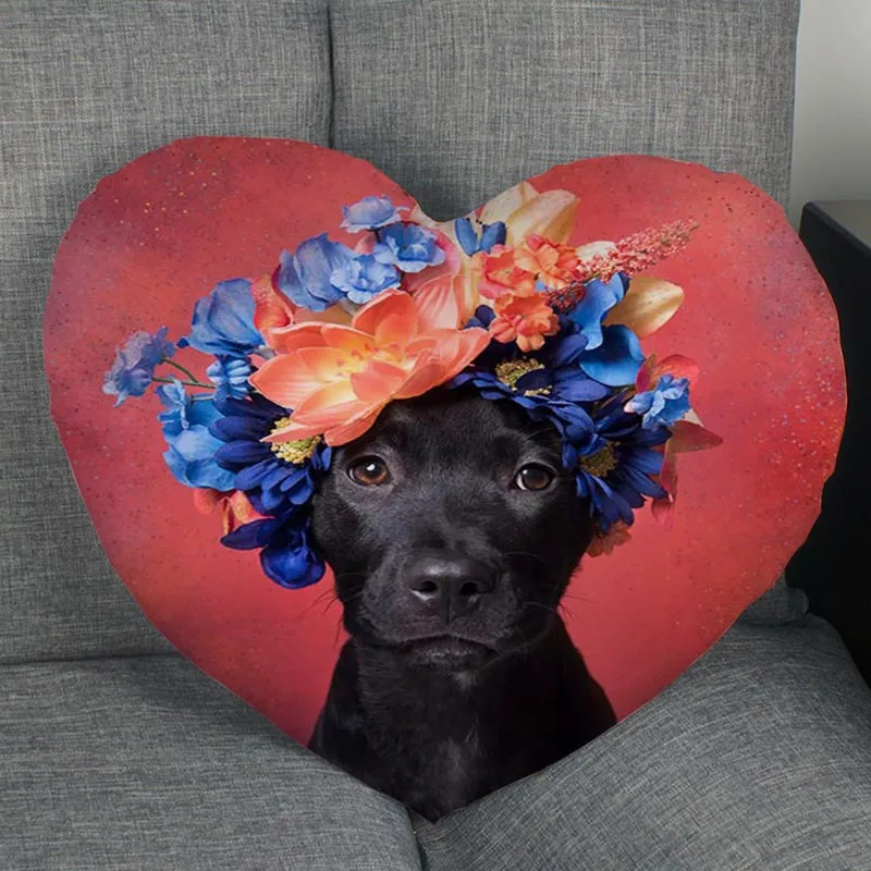 Custom Dogs And Fowers Pillow Case Heart Shaped Zipper Pillow Cover Soft No Fade Pillow Cases Home Textile Decorative 11-4
Custom Dogs And Fowers Pillow Case Heart Shaped Zipper Pillow Cover Soft No Fade Pillow Cases Home Textile Decorative 11-4