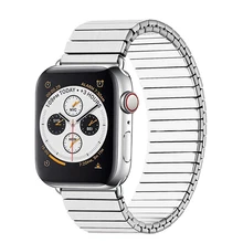 Elastic strap for Apple watch band 44mm 40mm 42mm 38mm Stainless Steel Watchband Metal belt bracelet iWatch series 3 4 5 se 6 
Elastic strap for Apple watch band 44mm 40mm 42mm 38mm Stainless Steel Watchband Metal belt bracelet iWatch series 3 4 5 se 6