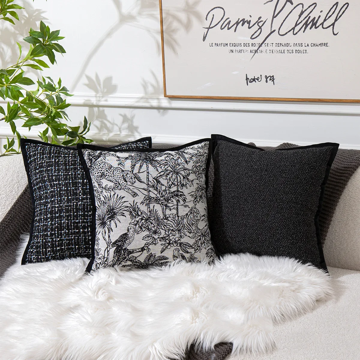 Retro Black Pillow Cover Sofa Cushion Case Chinese Luxury Elegant Chair Bedding Coussin Decorate
Retro Black Pillow Cover Sofa Cushion Case Chinese Luxury Elegant Chair Bedding Coussin Decorate