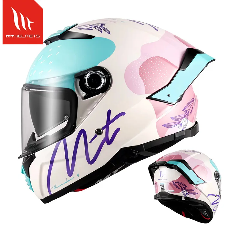 MT Thunder SV 4 Helmet Motorcycle Full Face Double Lens Shield Scooter Helmen Men Capacete de Moto ECE DOT Approved 
MT Thunder SV 4 Helmet Motorcycle Full Face Double Lens Shield Scooter Helmen Men Capacete de Moto ECE DOT Approved